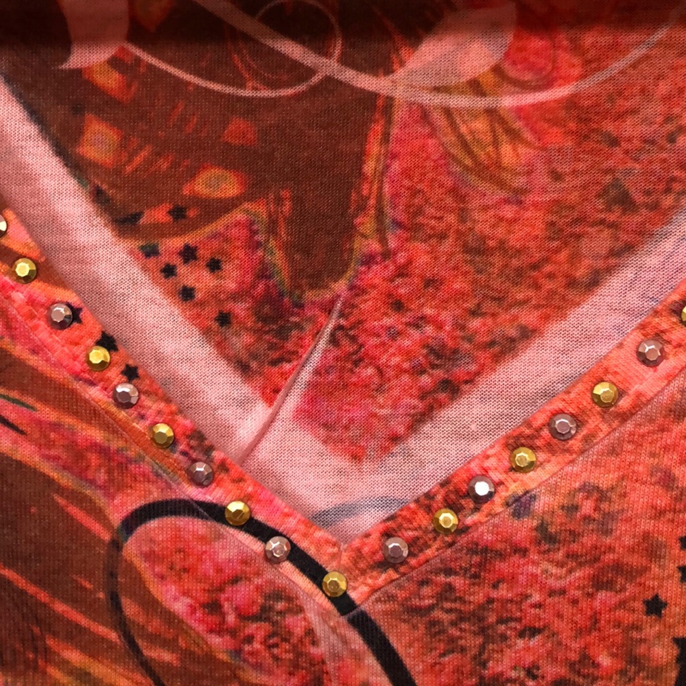 ABSTRACT TUNIC TOP - Picture 3 of 9